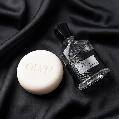 OLYN fragrance soap inspired by Creed Aventus
