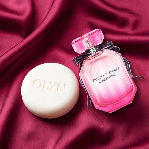 OLYN fragrance soap inspired by Victoria's Secret Bombshell