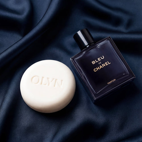 OLYN fragrance soap inspired by Bleu de Chanel